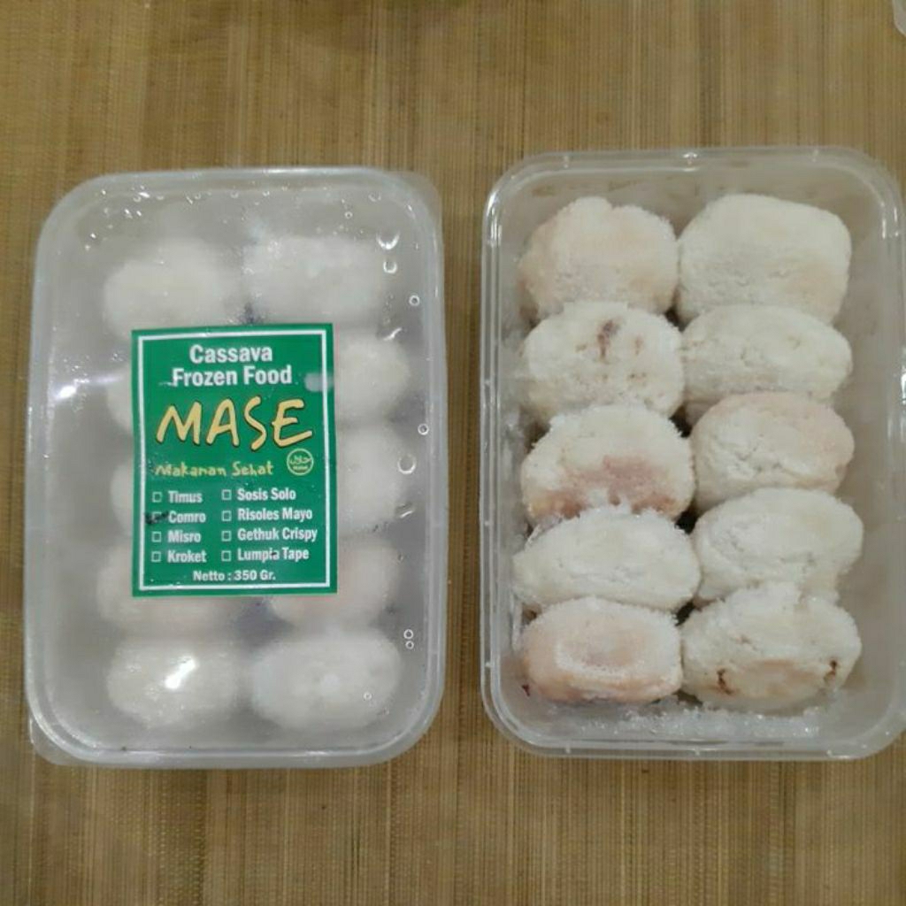 

Comro Frozen/Olahan Singkong/Makanan Beku/Camilan/Diet ( 1 Pack Isi 10 )