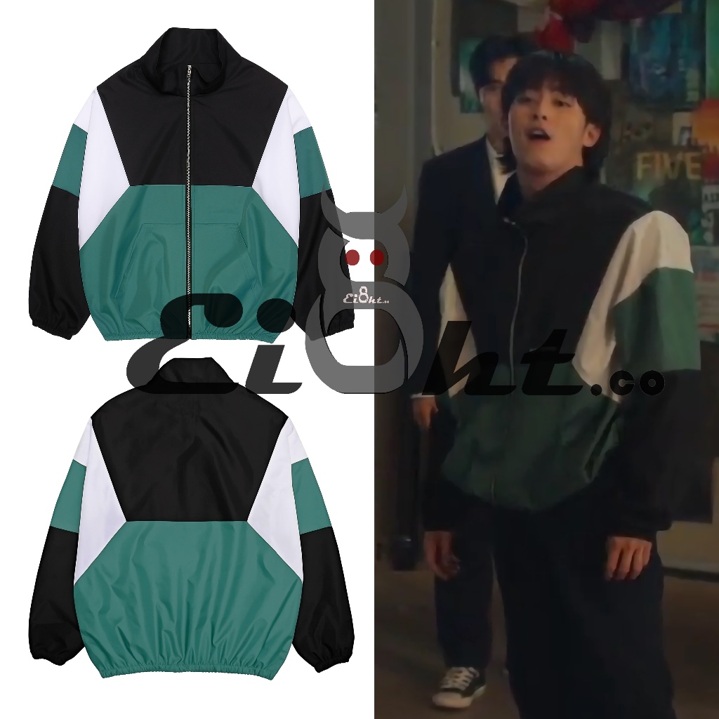 Old Tracker Jacket Nam Seung Sik One High School Hero | Jacket Vintage Outfit Drama Korea