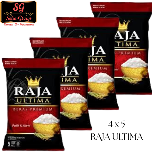 

(4x5 kg) Beras RAJA ULTIMA Beras Premium Kemasan 5 kg