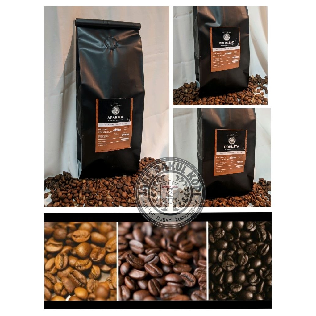 

Kopi Arabika Temanggung 1KG All varian (Roastbean)