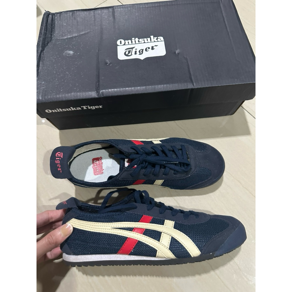 PRELOVED - Onitsuka Mexico 66 Navy