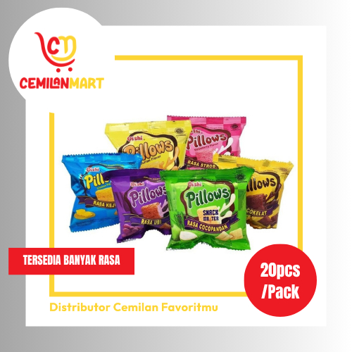 

Snack Oishi Pillow 500an 12gr - Snack Ringan