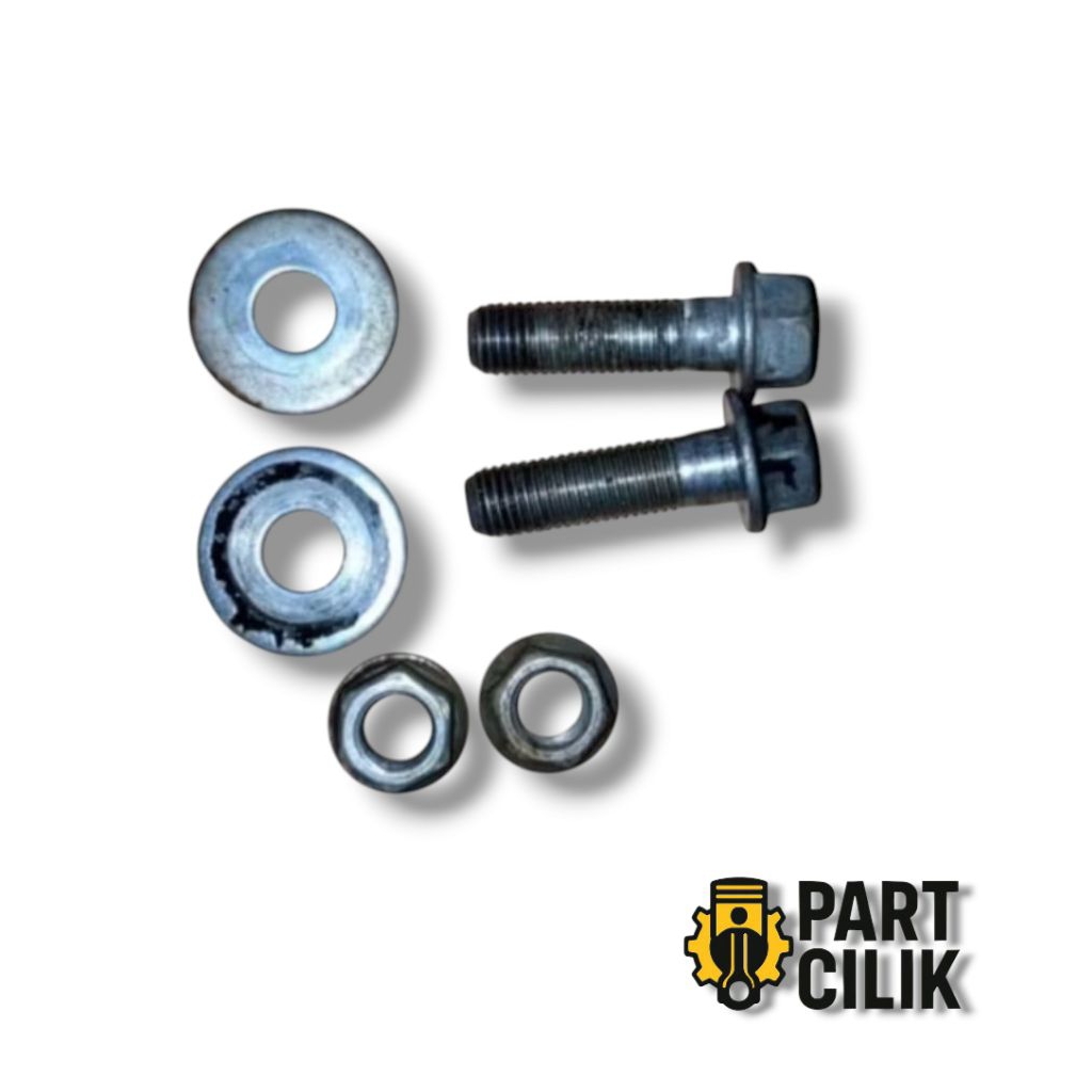 mur shock belakang satu set Tiger / baut mur shock belakang Tiger original copotan