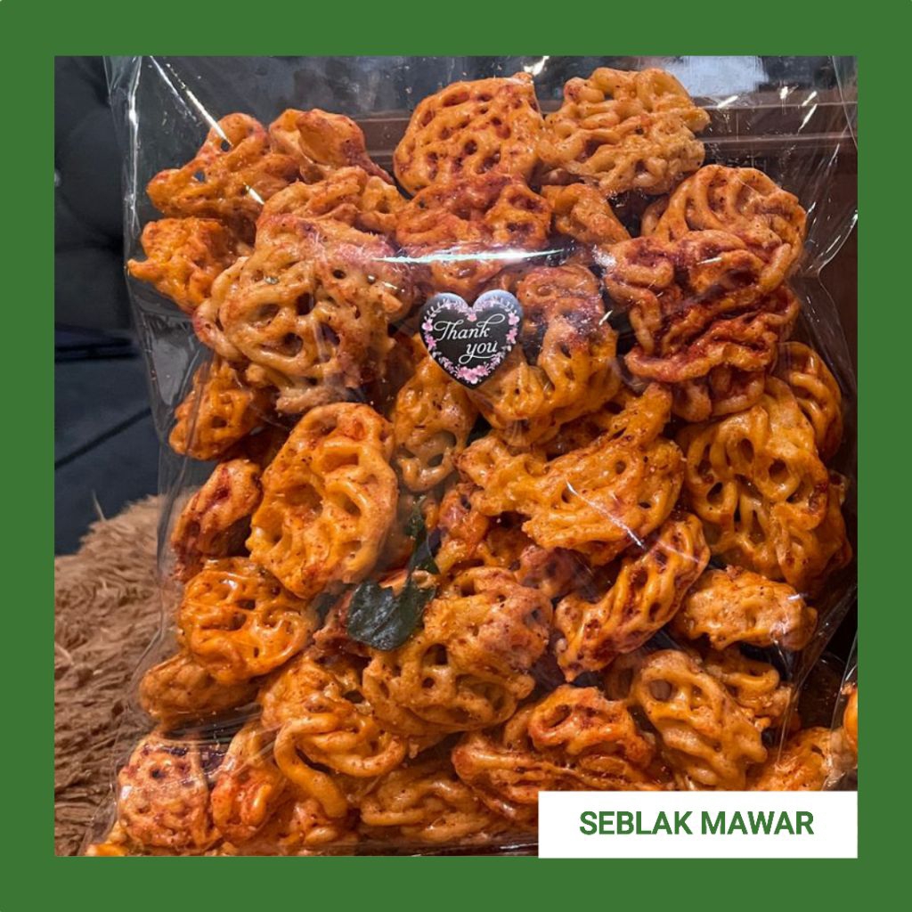 

Seblak Kerupuk Seblak Mawar Seblak Pedas Kriuk Renyah Kemasan 500gram