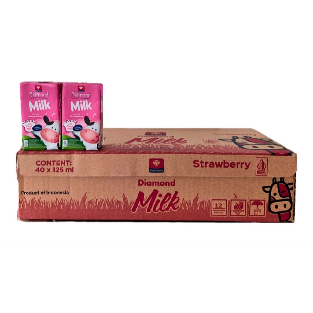 

Diamond Susu UHT Stroberi Kotak 40 x 125 ml - Karton