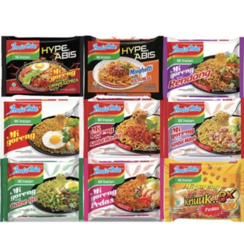

Indomie Goreng Kuah All Varian 5pc