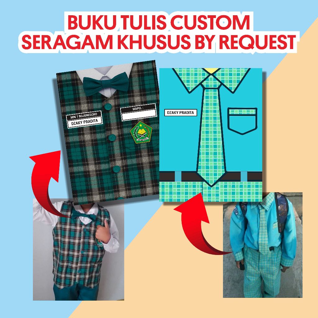 

BUKU TULIS CUSTOM REQUEST | BUKU TULIS SIDU VISION KIKY BIGBOSS | NOTEBOOK A5 B5 CUSTOM | BUKU GALAKSINOVA