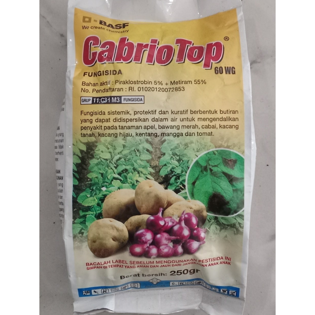 Fungisida Cabrio Top / Cabrio Top 60 WG Kemasan 500 Gram