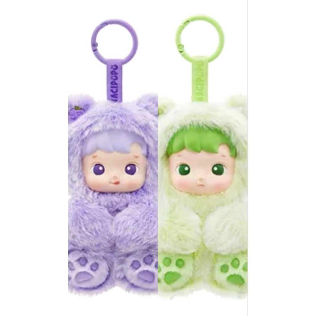 

(BUNDLING 2pcs) Hacipupu Gummy Bear grape & green apple