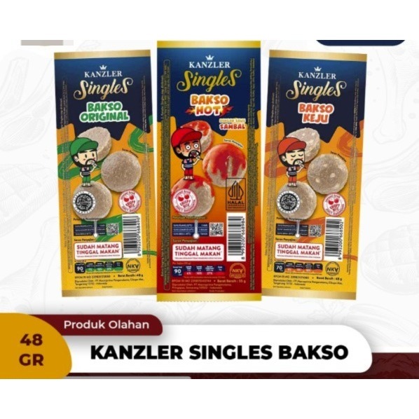

Kanzler Bakso SINGLES 48gr - GOSEND GRAB Only!!!