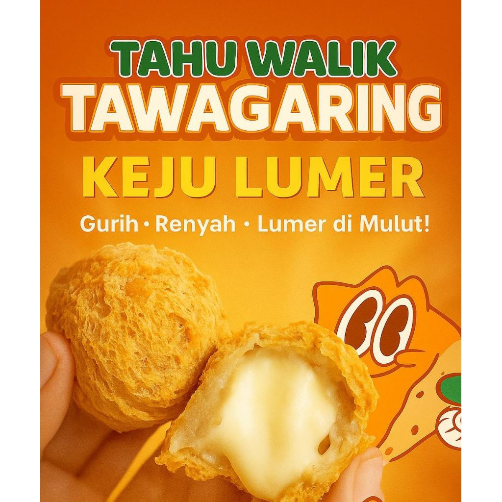 

Tahu Walik Keju Lumer /Pcs