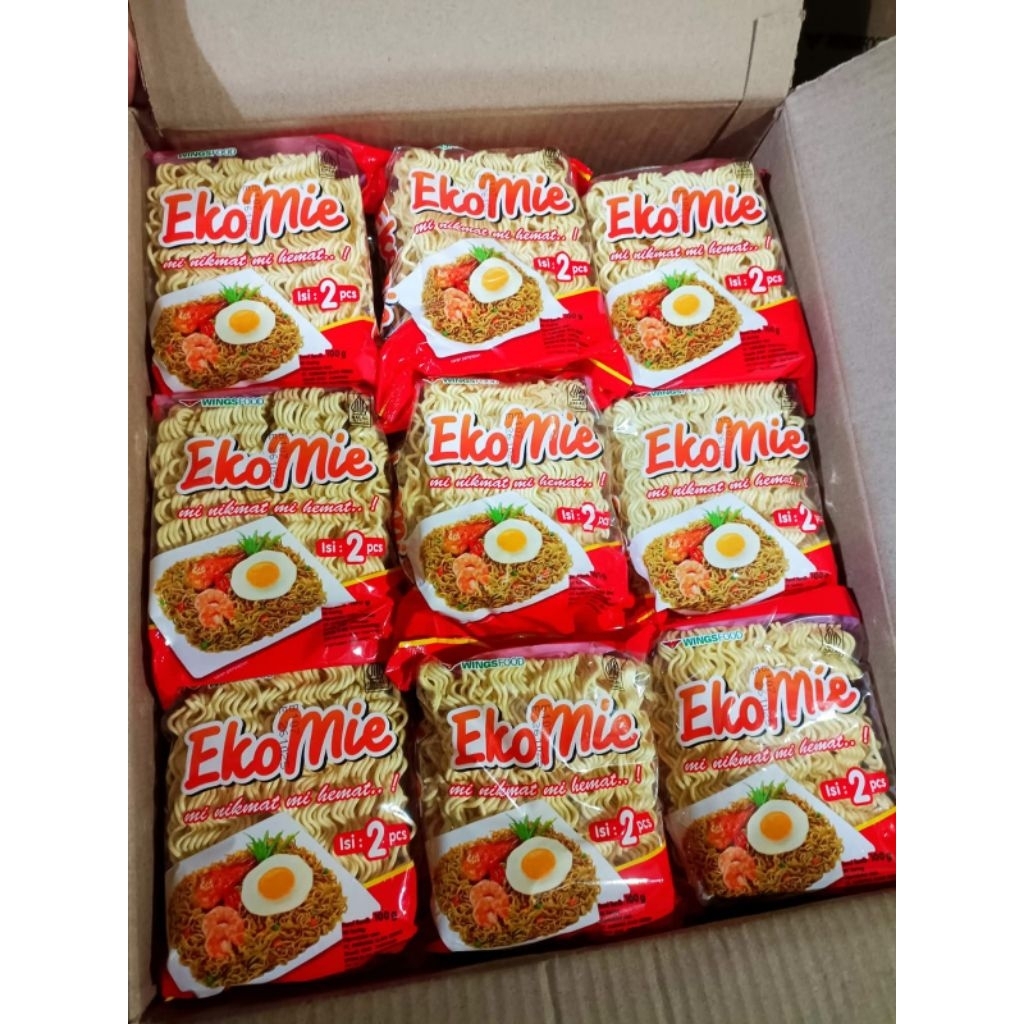 

{6 pcs} Eko Mie Kering Instan 120 gram