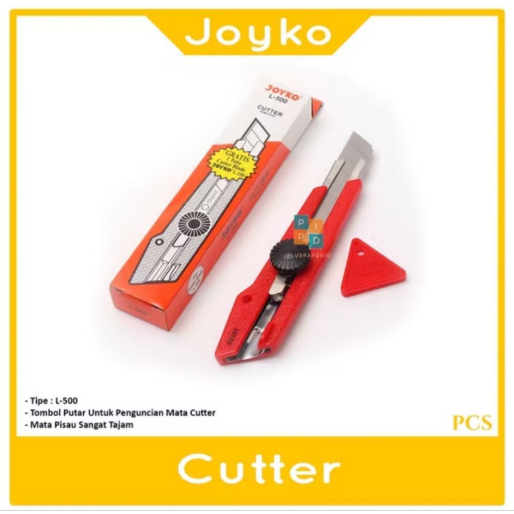 

Termurah!!!Cutter/Kater Besar L-500+Gratis 5 buah mata pisau/bagus/kuat/original/tajam/awet/serbaguna.