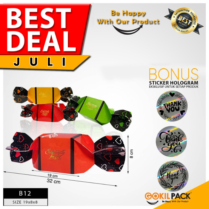 

Kotak Kado | Kotak Hadiah | Kotak Souvenir | Ivory | Murah 5 pcs 32x19x8 I B12