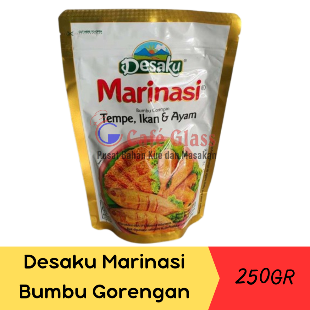

Desaku Marinasi Bumbu Gorengan Tempe,Ikan,& Ayam-250GR