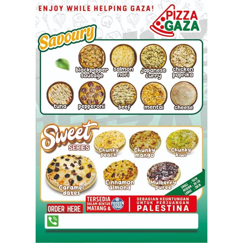 

DA [Ready Stock] Pizza Gaza Frozen Crispy Lembut Berbagai Varian