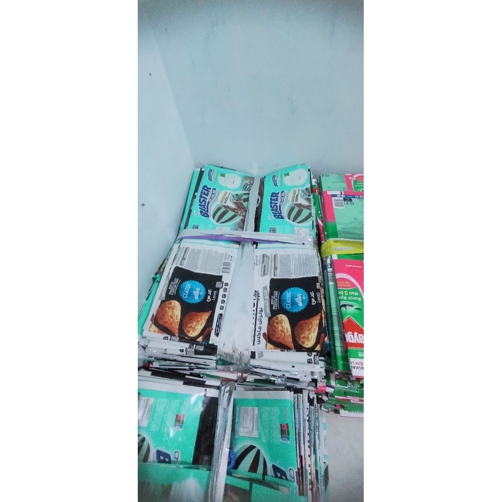 

100 pcs tebal 105x163 cm Plastik daur ulang lemek plastik pengajian