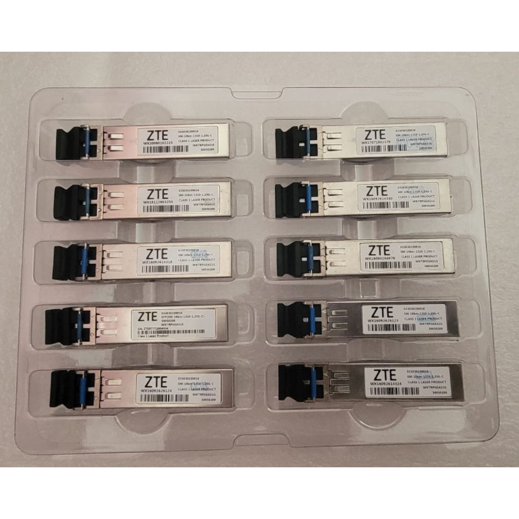 SFP ZTE 1.25G 1310nm 10KM SM LC DUPLEX NEW