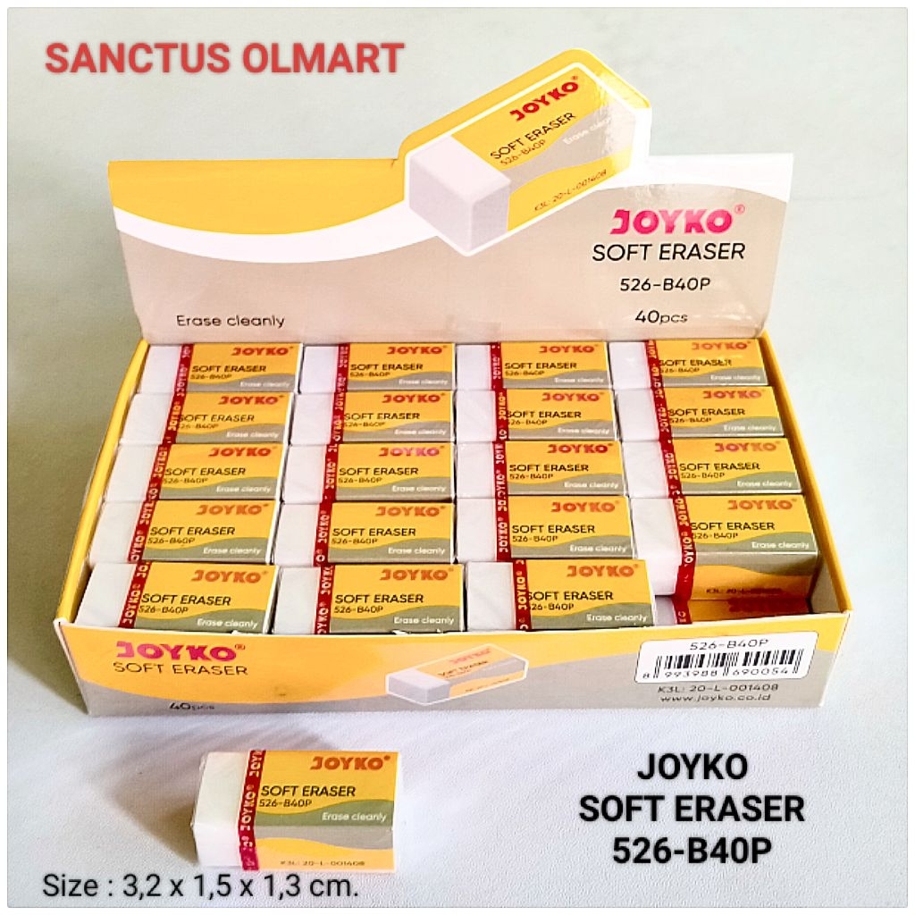 

PENGHAPUS PENSIL JOYKO E.526-B40P.