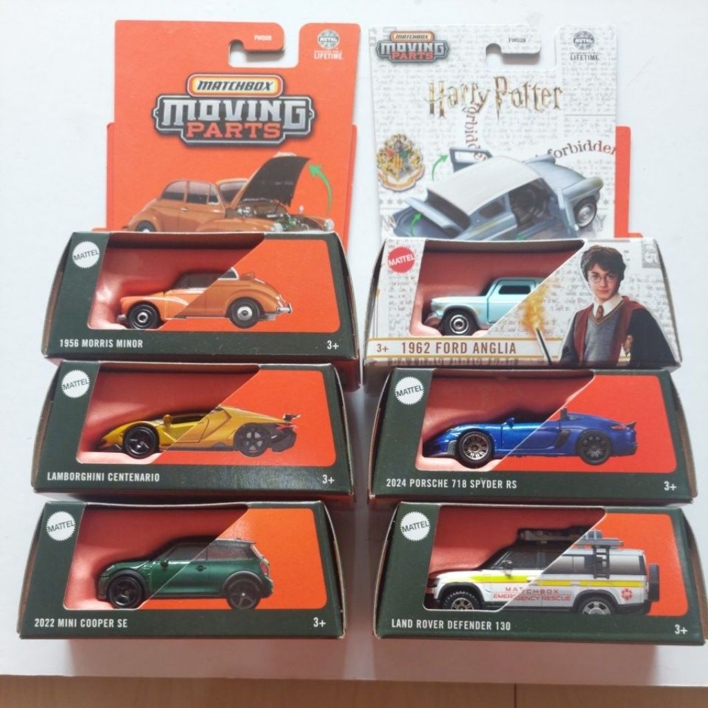 Matchbox moving Parts