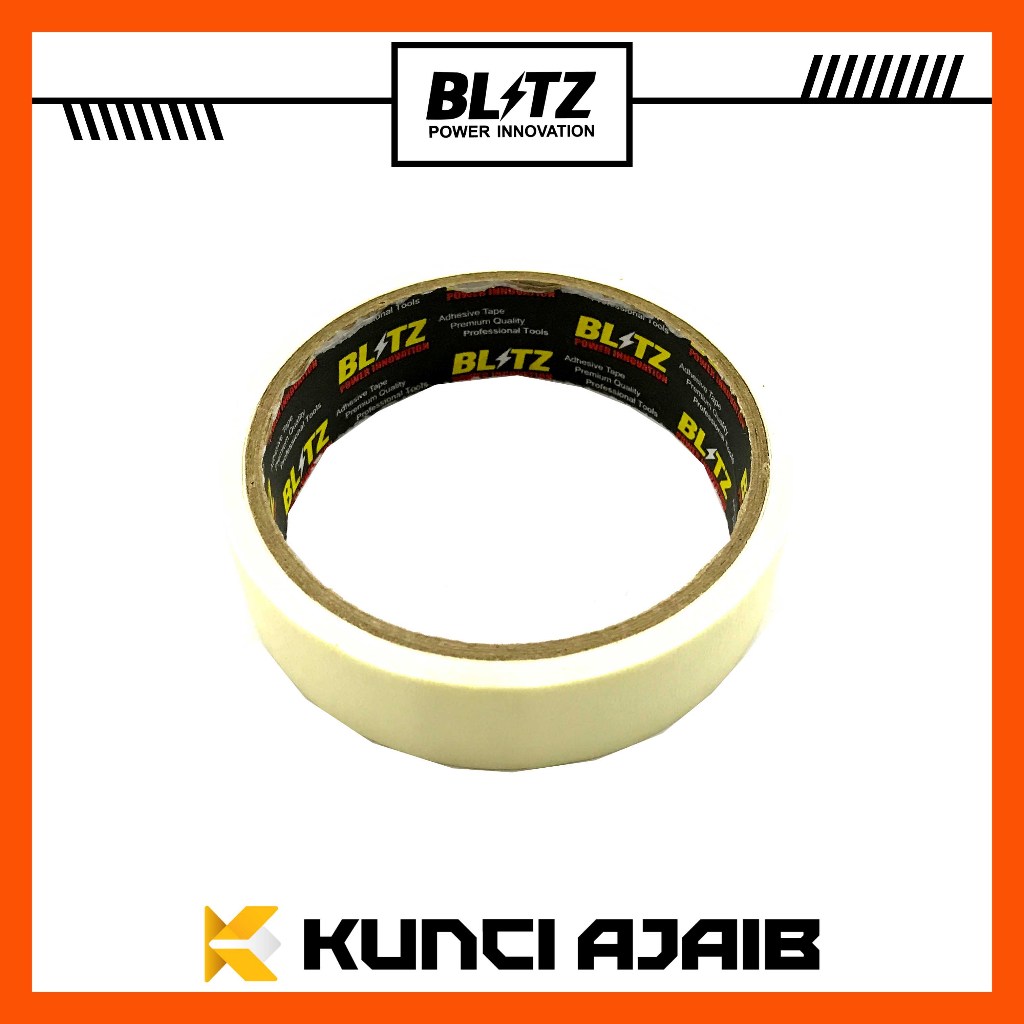 

BLITZ Masking Tape 1 Inch 24 mm 10 Yard - Lakban Kertas Tape Pengikat Perekat Lem Solasi Selotip