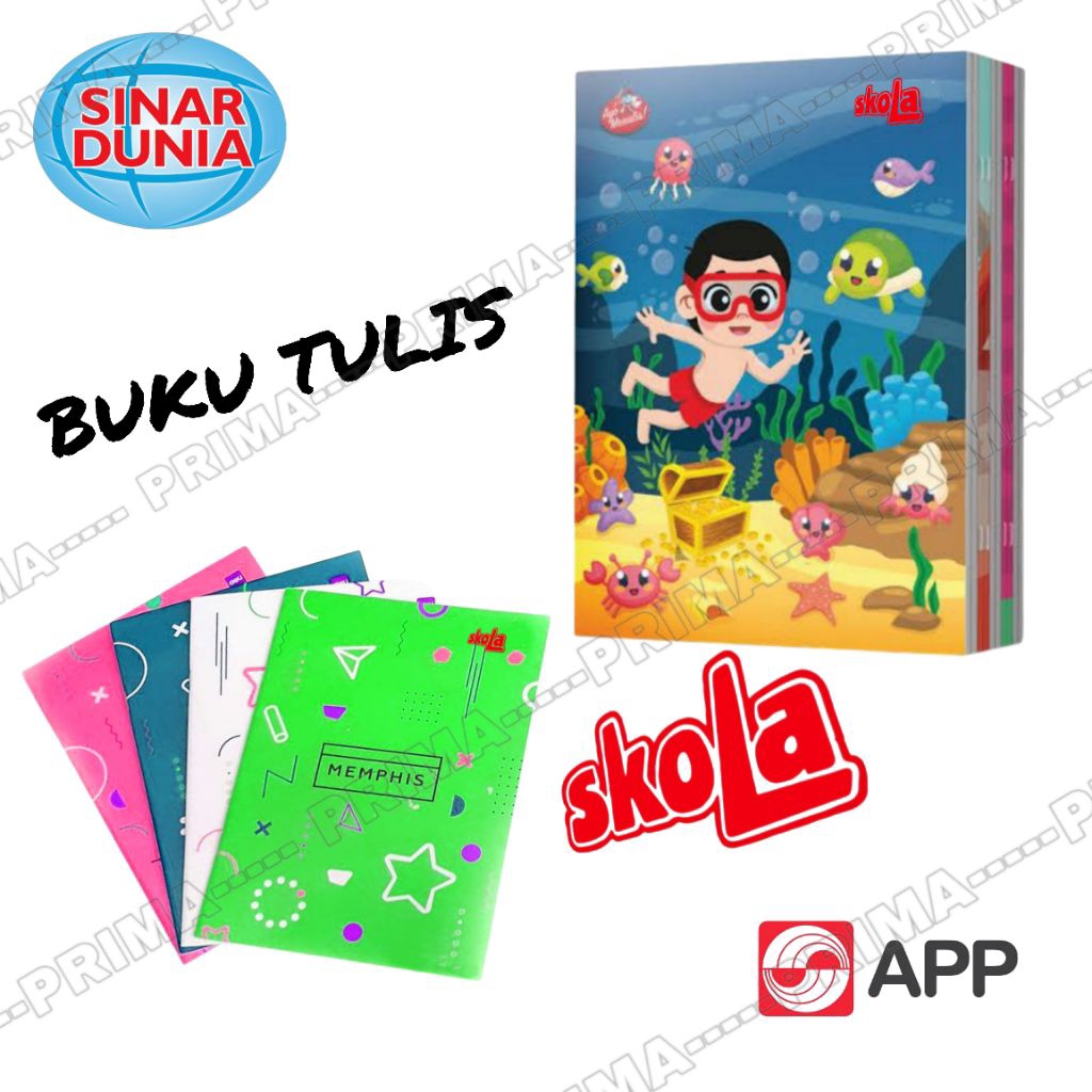 

(ECERAN) BUKU TULIS SEKOLAH SKOLA ISI 32 LEMBAR / BUKU TULIS SINAR DUNIA / SKOLA 32