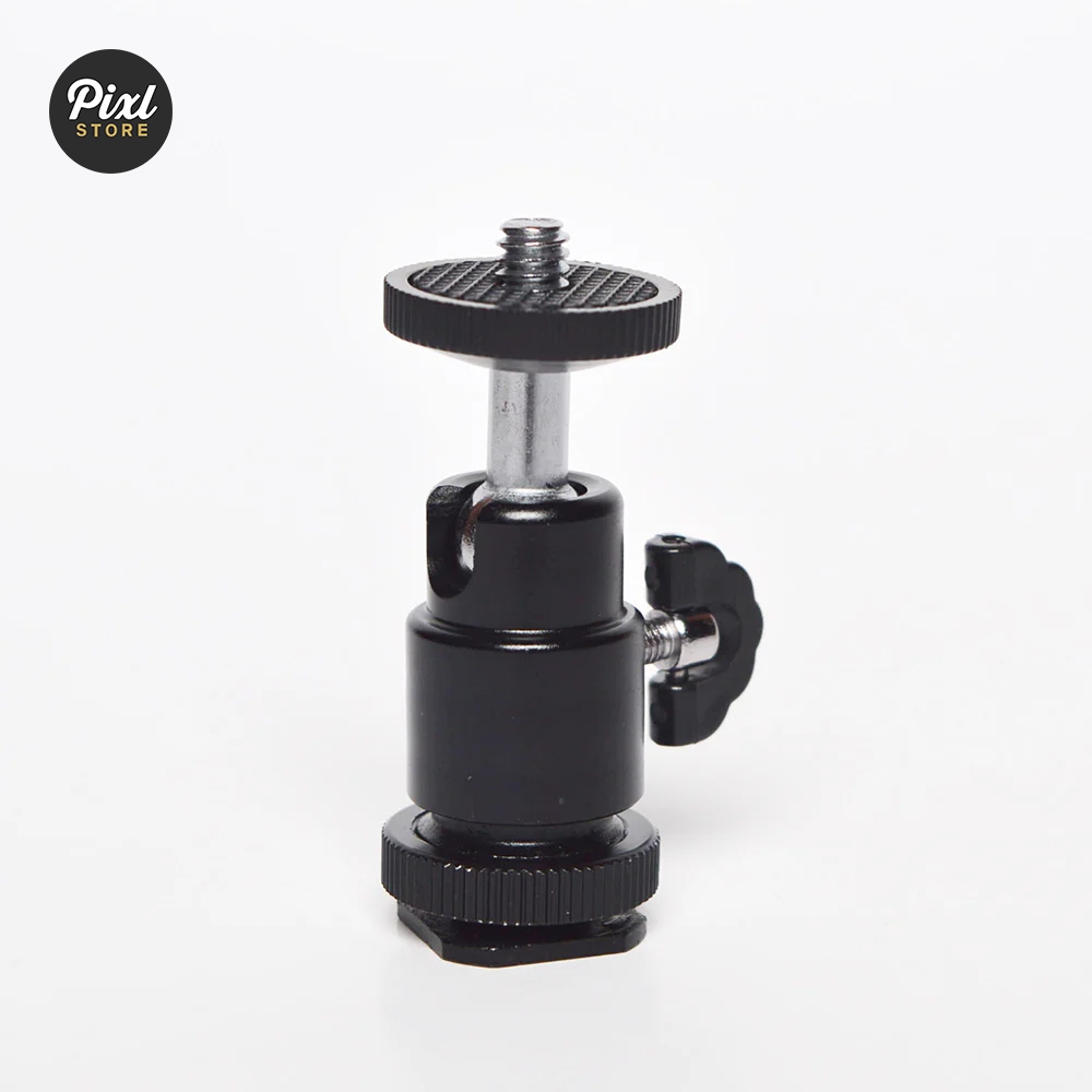 Mini Ballhead With Hotshoe 1/4