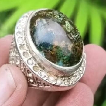 Cincin Batu Bacan Kembang Natural