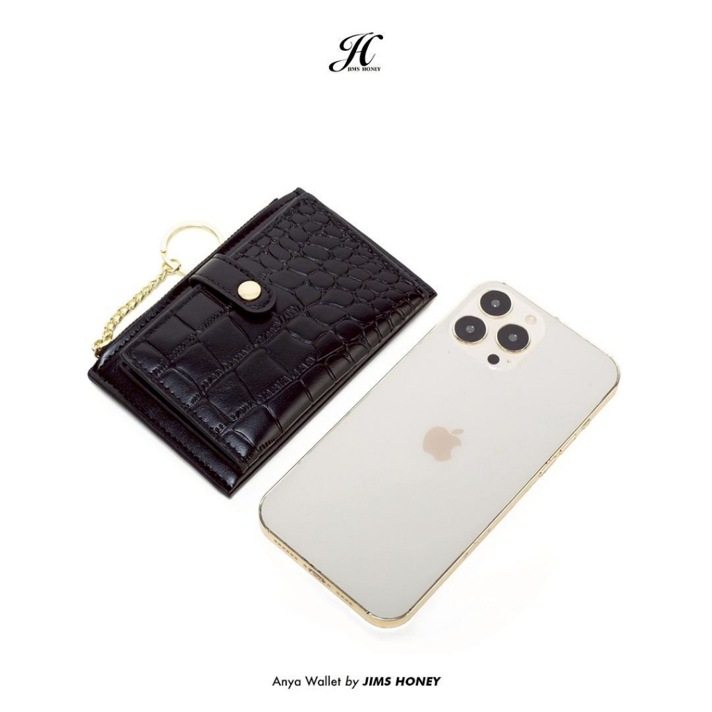 JIMS HONEY Dompet Wanita ANYA WALLET Dompet Uang Kartu Koin Kulit PU