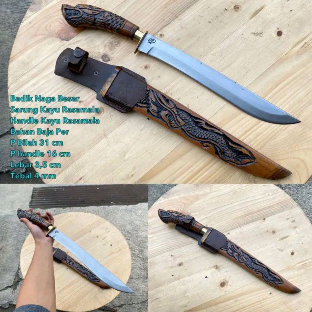 pisau full ukiran kualitas premium