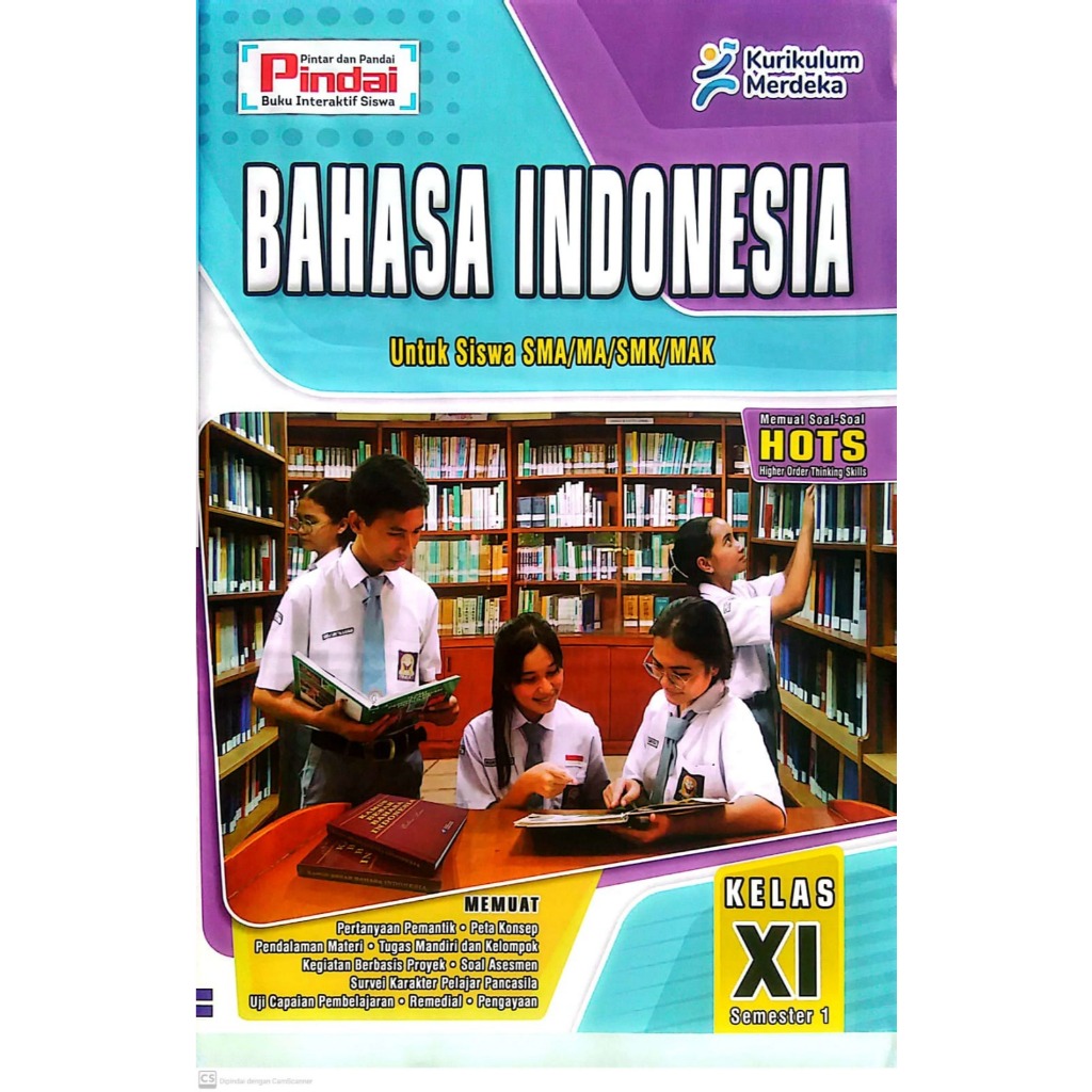 Buku LKS Bahasa Indonesia kurikulum Merdeka Kelas 11 SMA/MA/SMK/MAK Semester 1