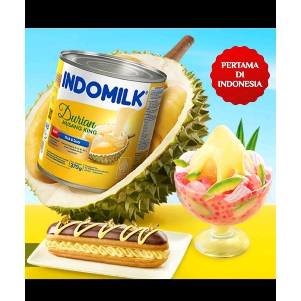 

Indomilk SKM Durian musang king 370gram