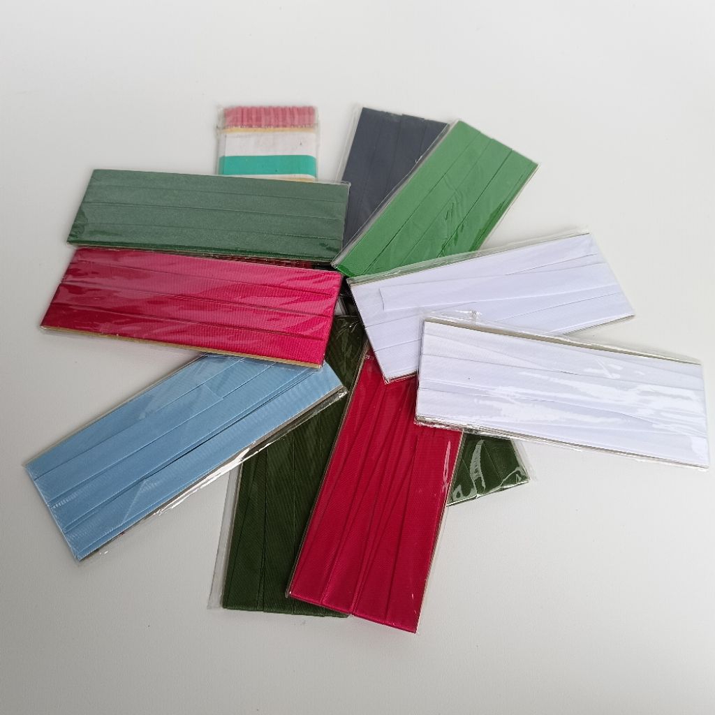 Bisban isi dan tanpa isi/ Bisban Satin/ Bias Tape