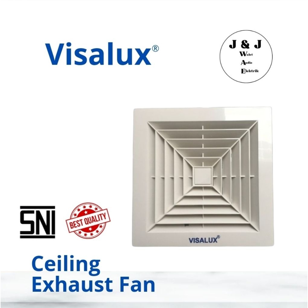 CEILING EXHAUST FAN 8 INCH / 10 INCH VISALUX KIPAS HISAB PLAFON VISALUX