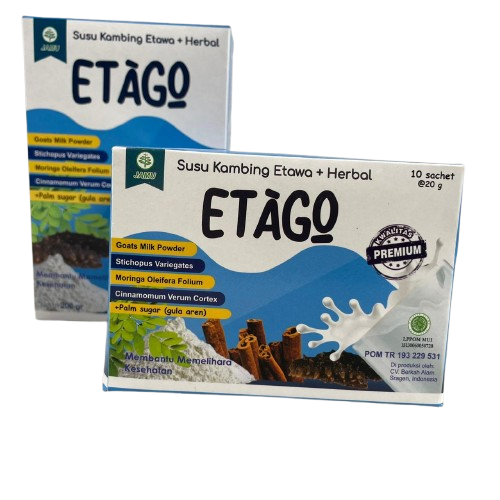 

Susu Kambing ETAGO | Etawa Plus Kelor Gamat Emas Untuk Kesehatan Tulang Dan Bantu Atasi Nyeri Sendi
