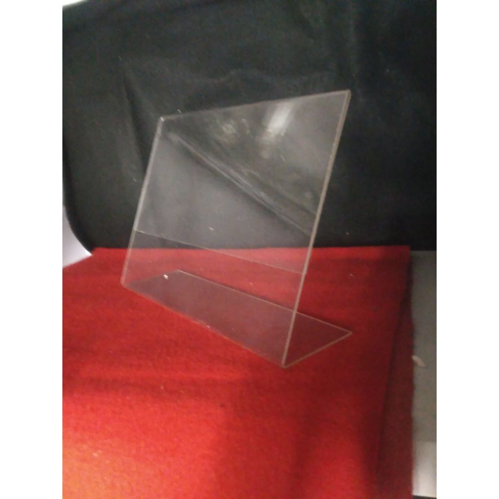 

Akrilik Tentcard Tempat Brosur Uk A3 (30x42cm) tebal 2mm