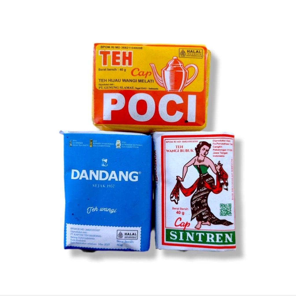 

Racikan teh sintren, poci, dandang biru