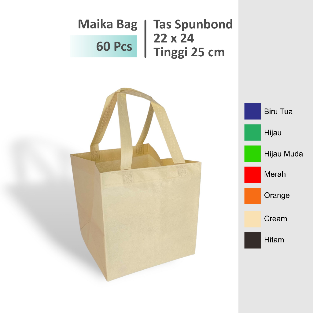 

(60 Pcs) Tas Hajatan 22x24 Tinggi 25 cm / Untuk Box Nasi uk 22x22 (R10B)