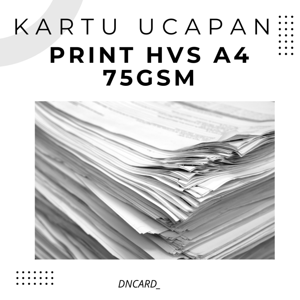 

PRINT KERTAS HVS A4 75 GSM B&W, WARNA SEMARANG BISA INSTAN