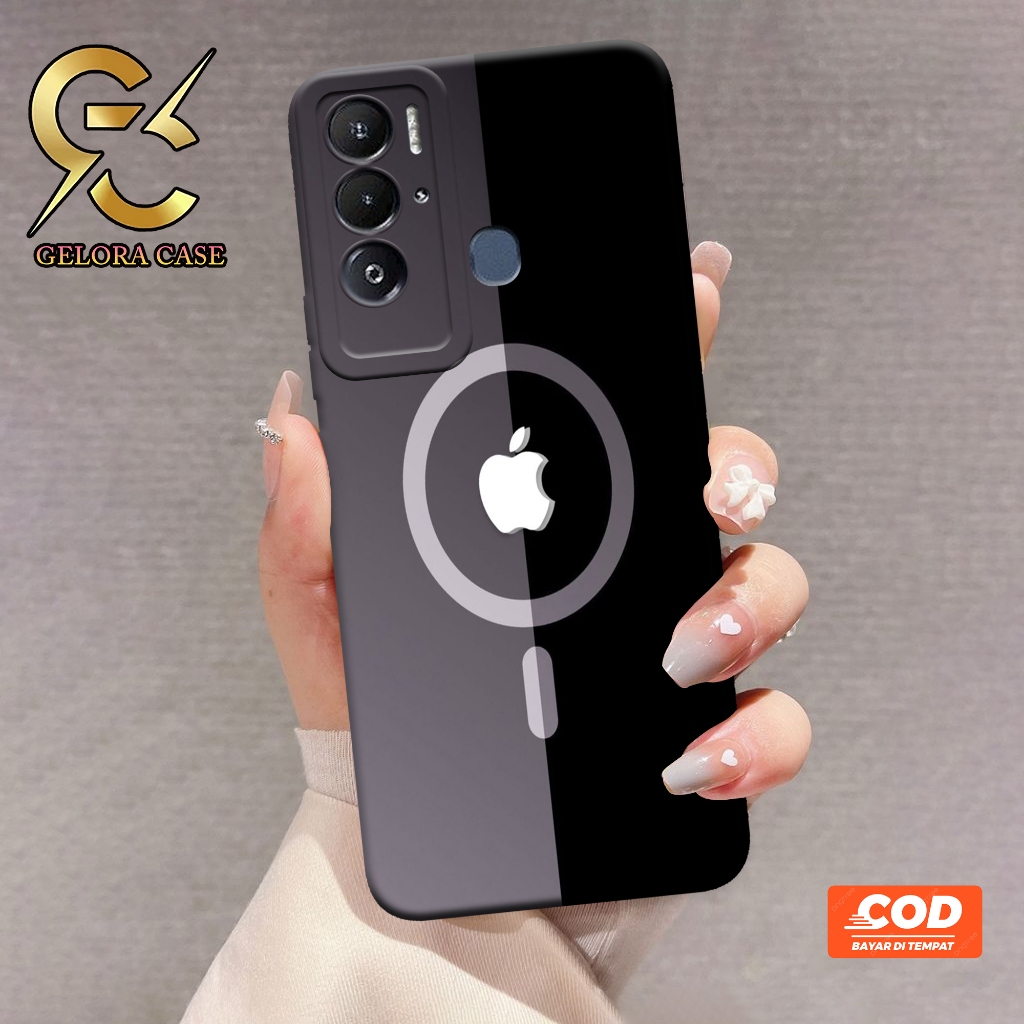 Softcase Hp Tecno Pova Neo - Geloracase - Softcase Tecno Pova Neo - Fashion Case Logo - Casing Hp Te