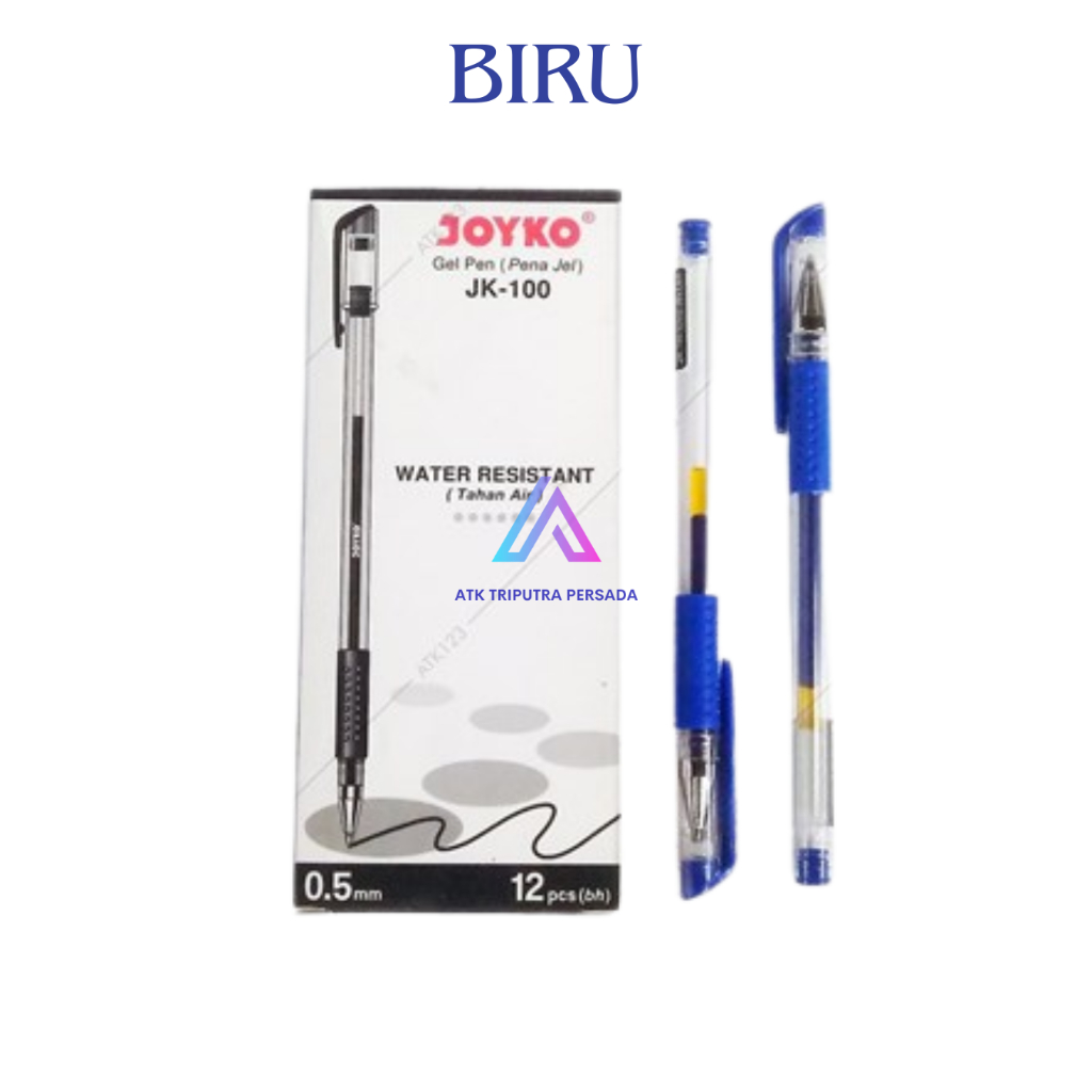

PULPEN GEL/JEL Pulpen Joyko JK-100 (PAK)– Tinta Halus & Nyaman Dipakai