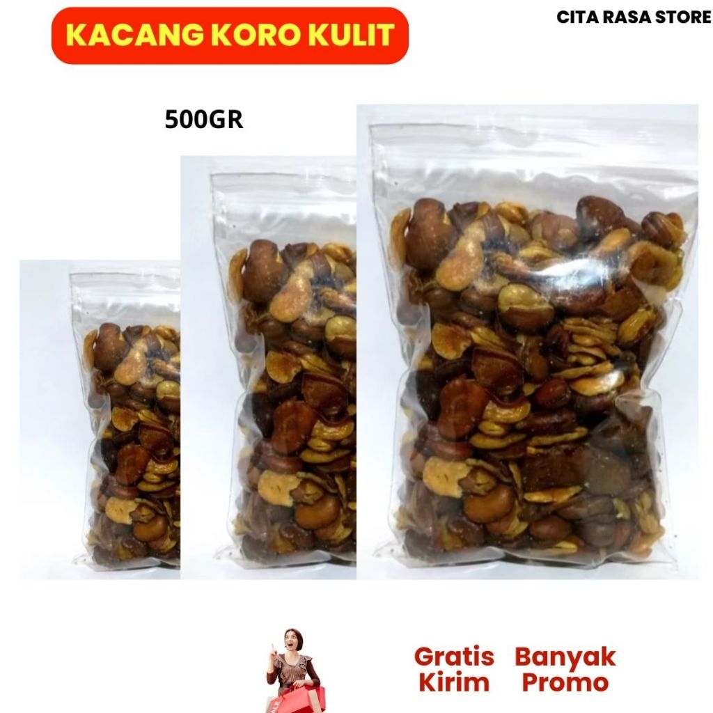 

Kacang Koro Kulit Asin Kiloan