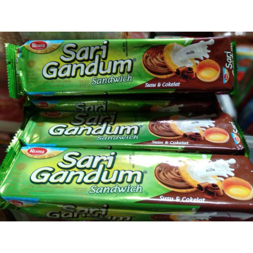 

Roma Sari Gandum 115g Lezat Bergizi