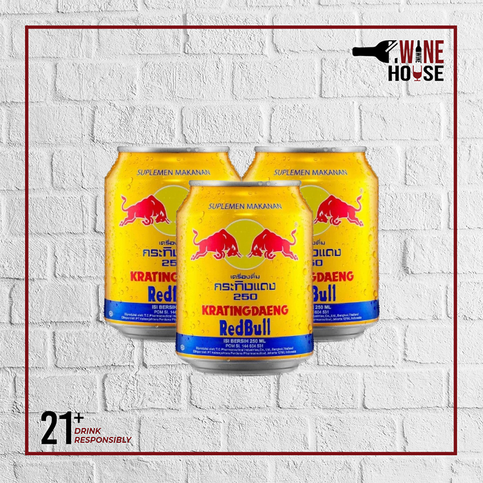 

Red Bull gold Can 250ml x 3 Kaleng