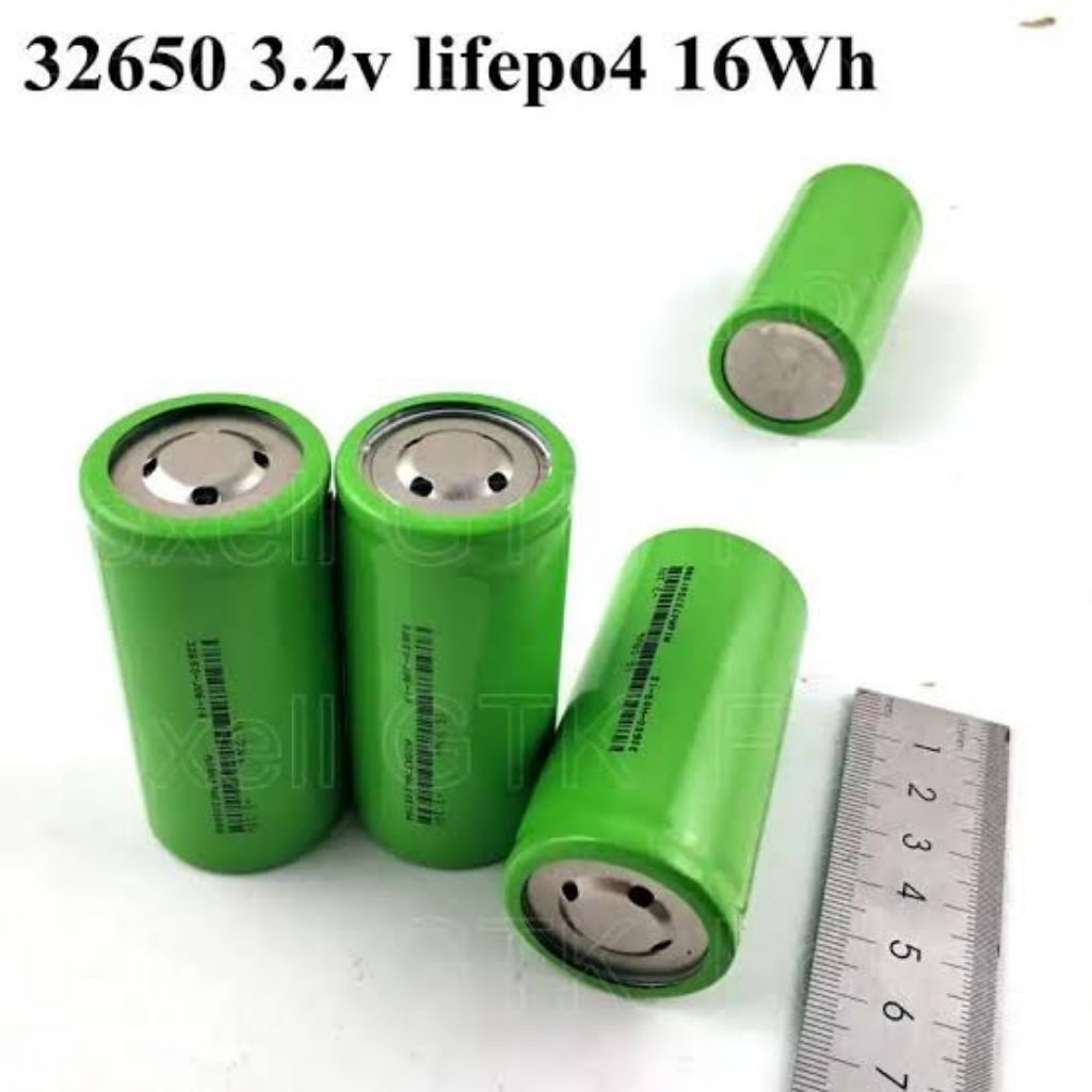 BATERAI LIFEPO4 32650 3.2V 6000mAh RECHARGEABLE