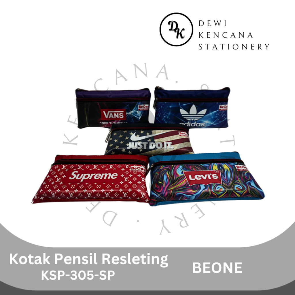 

Beone Kotak Pensil Resleting KSP-305-SP