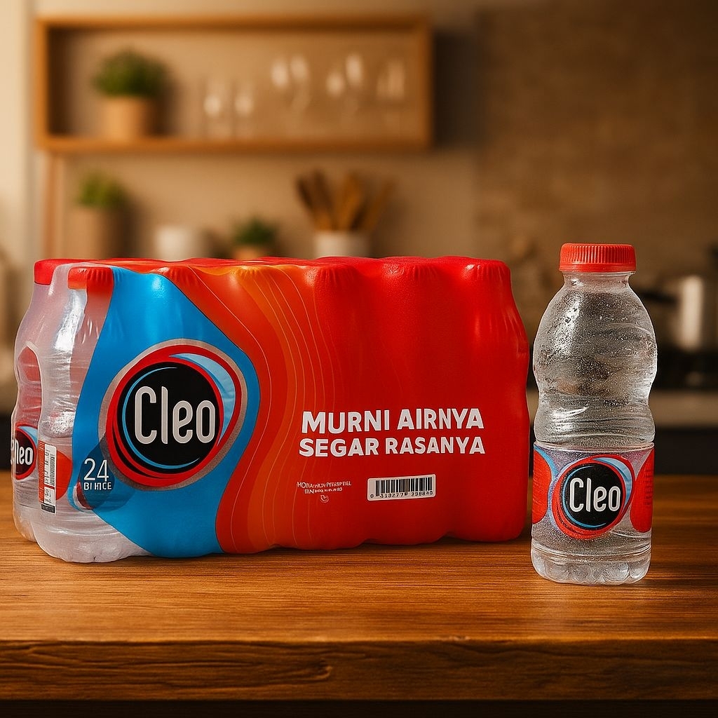 

CLEO Air Mineral Botol Mini 220ml – 1 Crat Isi 24 Botol | BPOM & Halal MUI | Air Minum Sehat