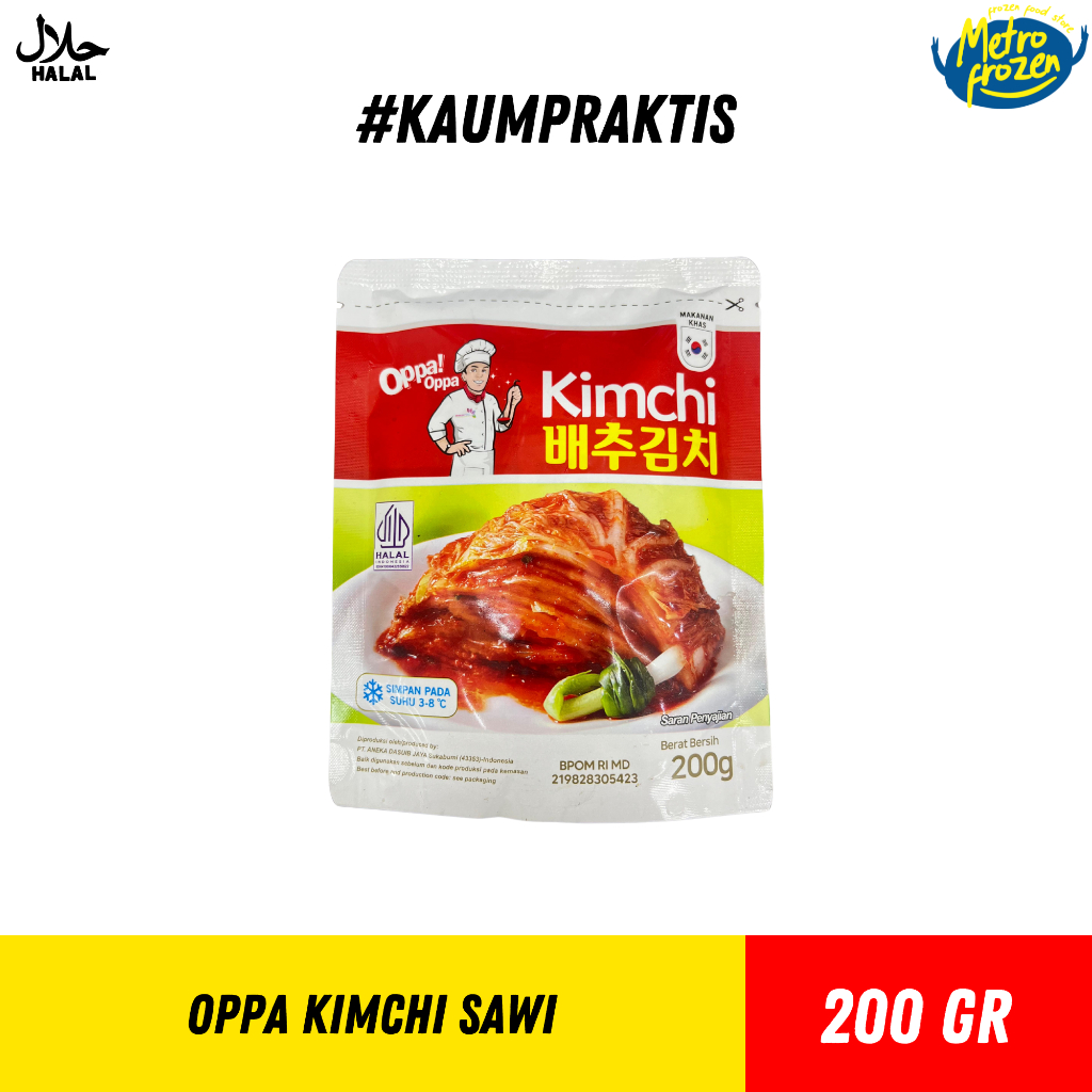 

OPPA Kimchi Fresh Sawi 200gr