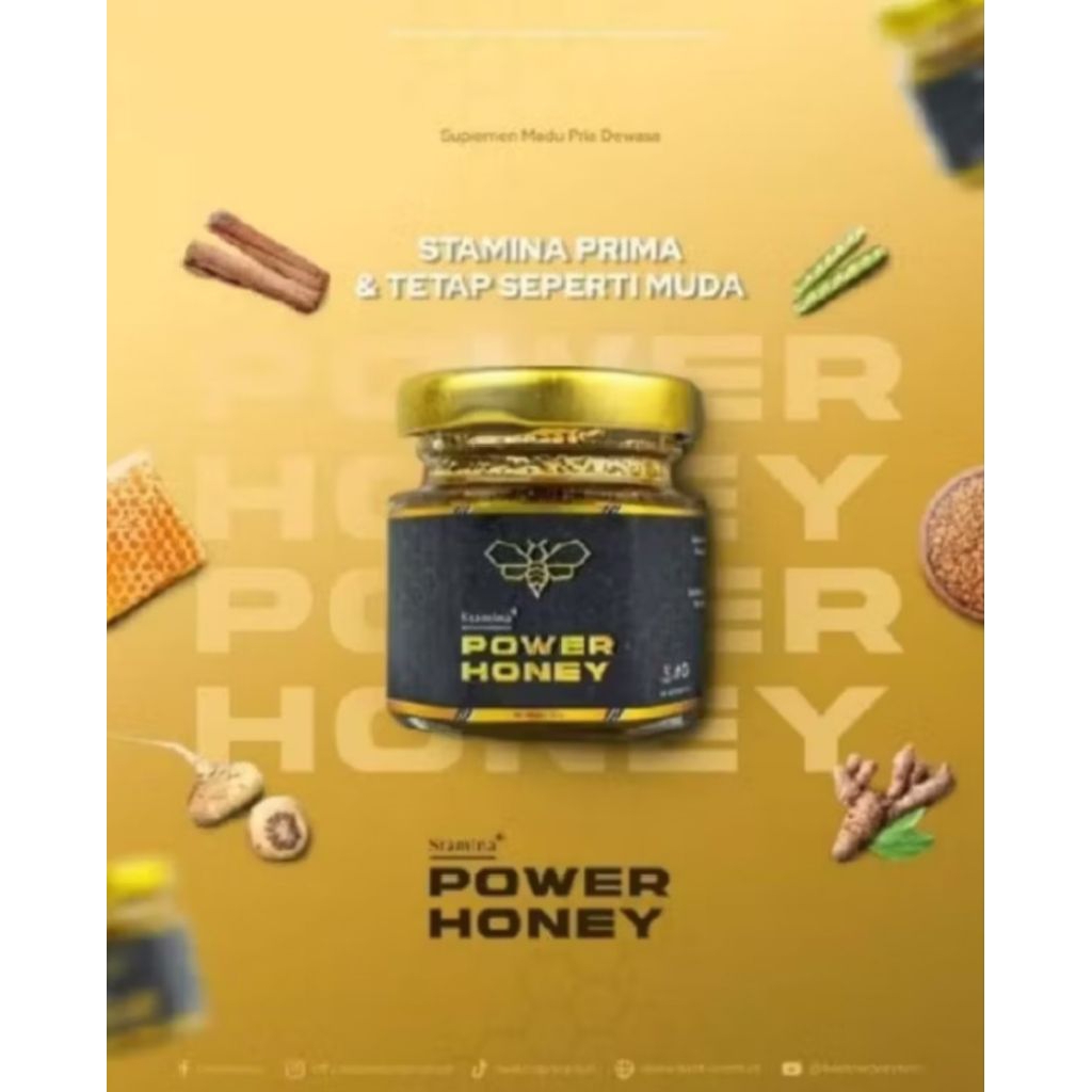 

POWER HONEY Untuk Kesehatan,kebugaran tubuh