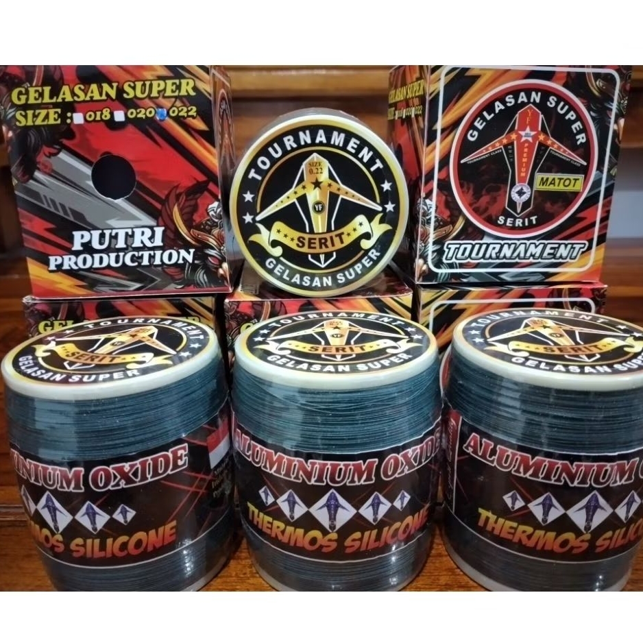 GELASAN MATOT SERIT BAHAN ABU ORI 022 SUPER TOURNAMENT 2000 YARD